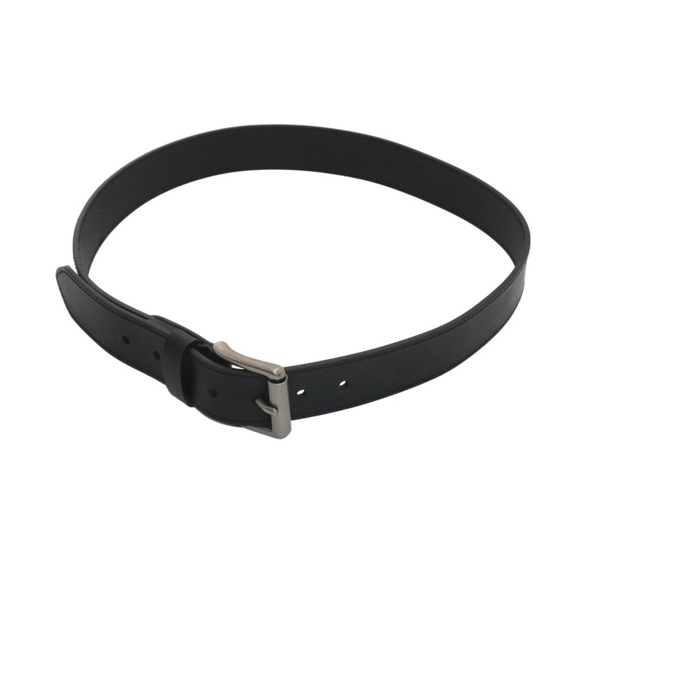 Levis Mens Leather Belt Black Classic Single Prong Buckle Size M 34-36 11LV02TF
